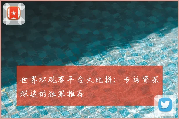 世界杯观赛平台大比拼：专访资深球迷的独家推荐